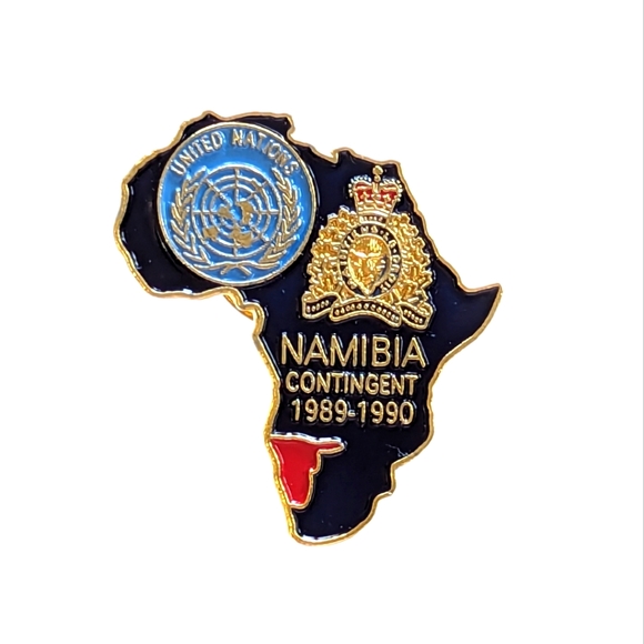 (3 for $20) UN RCMP Namibia Contingent 89-90 Lapel Pin - Picture 1 of 2